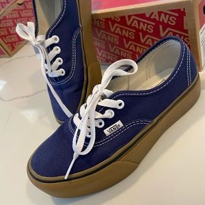 Vans Authentic Platform Navy Blue/Gum